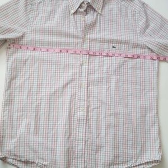 Lacoste men's short sleeve button up - A0 - Picture 4 of 8